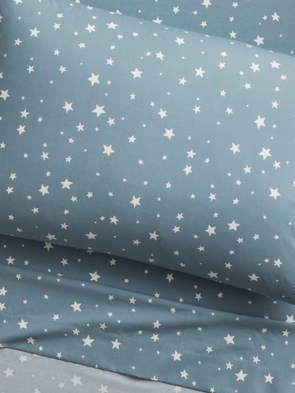 Blue Shining Star Glow-in-the-Dark Standard Sham - PBK